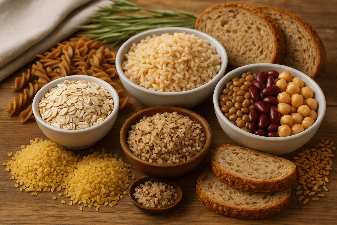 کربوهیدرات پیچیده منابع غذایی فیبردار غلات کامل رژیم کمکالری با کربوهیدرات خوب نشاسته مقاوم