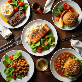 ۵ گزینه‌ی پرکالری سالم برای شام