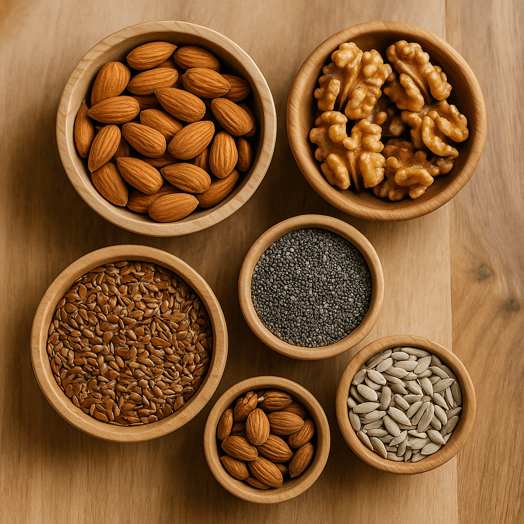 ۵. آجیل و دانه‌ها (Nuts & Seeds)